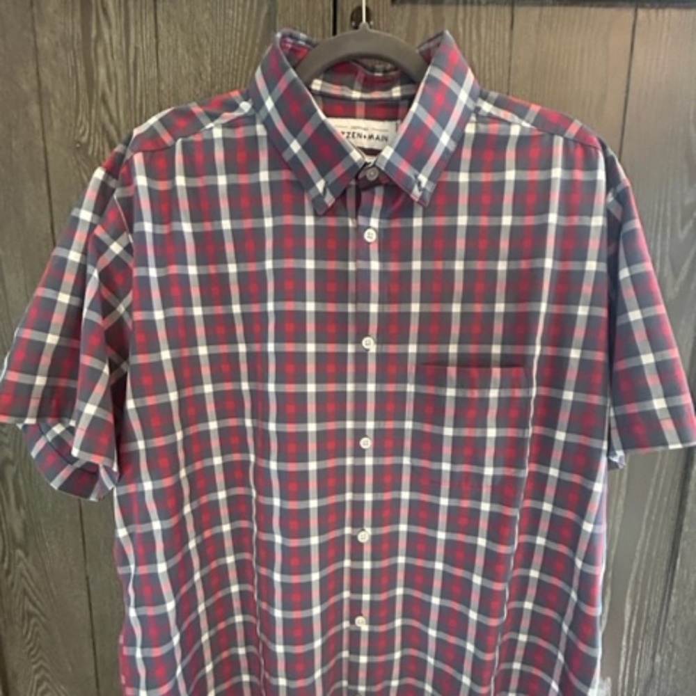 Mens XL Mizzen+Main Leeward Casual Dress Shirt